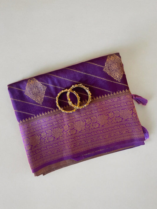 SEMI BANARASILK SILK SAREE