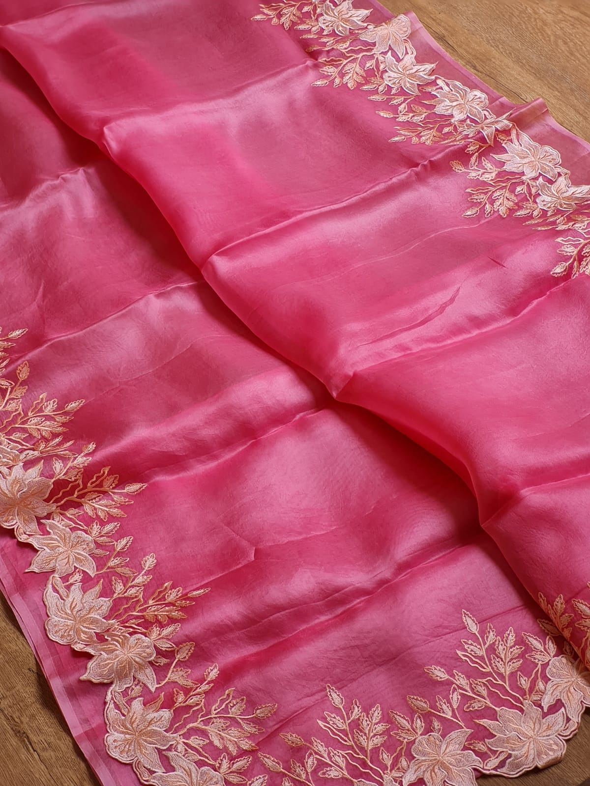 organza saree