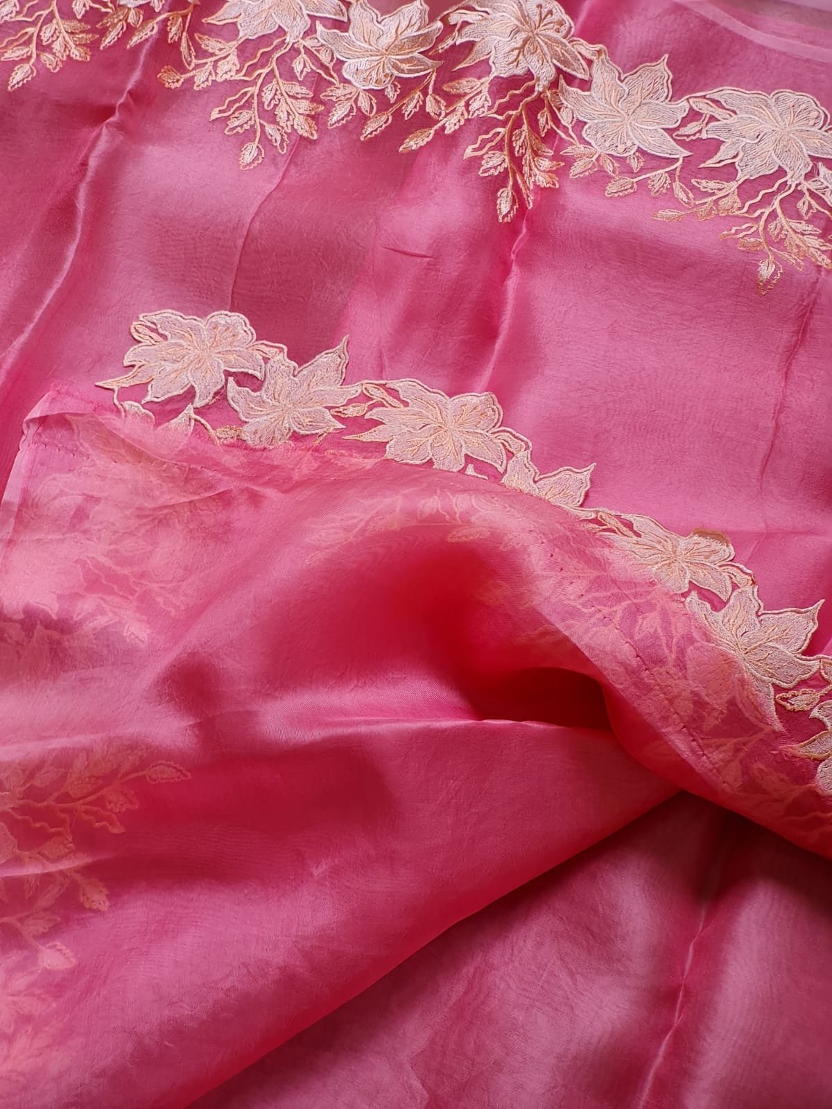 organza saree