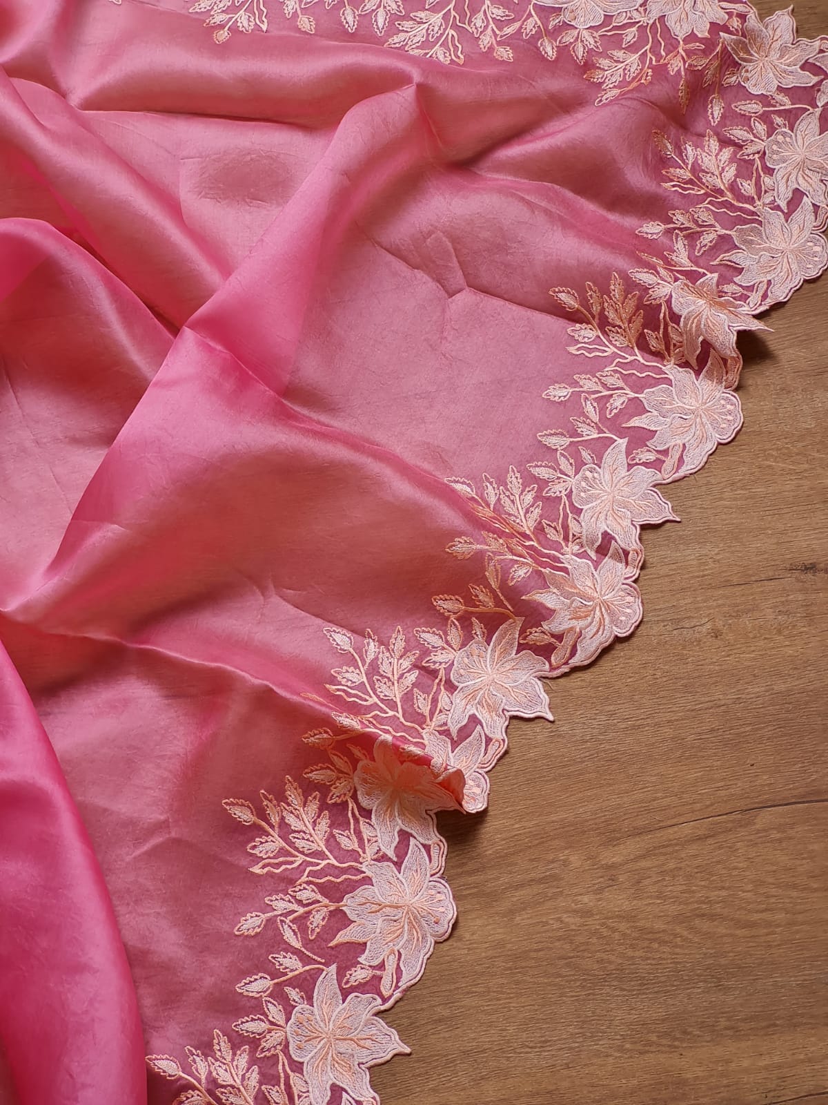 organza saree