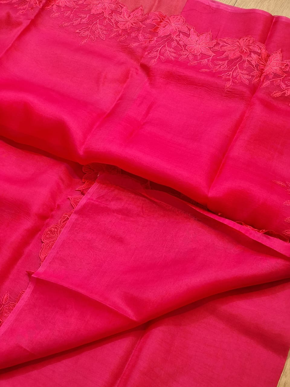 organza saree