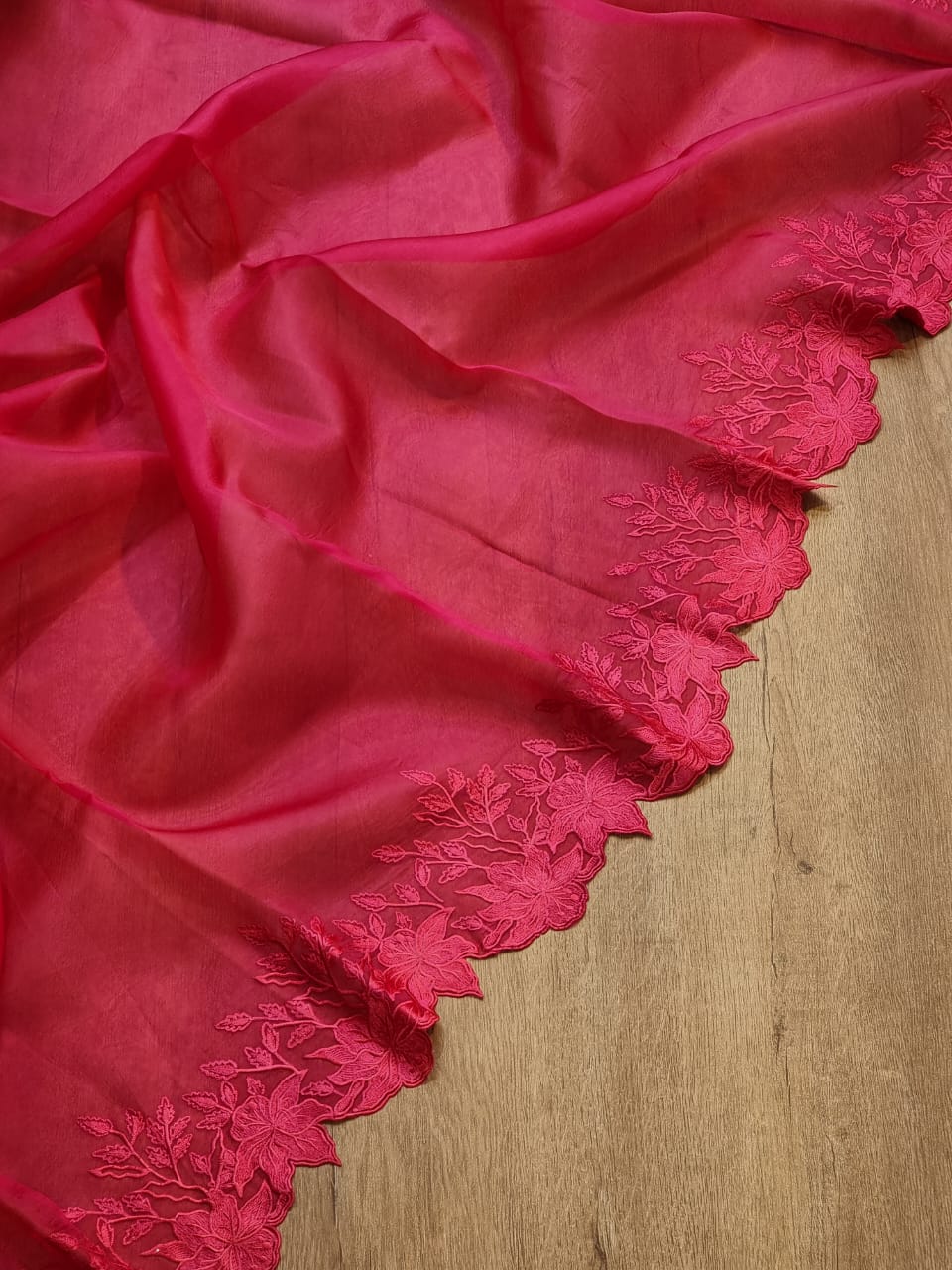 organza saree