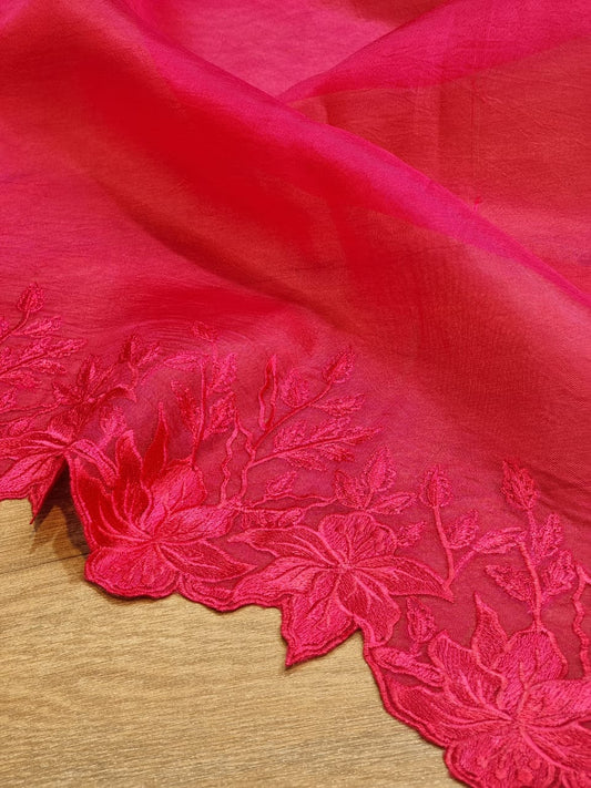 organza saree
