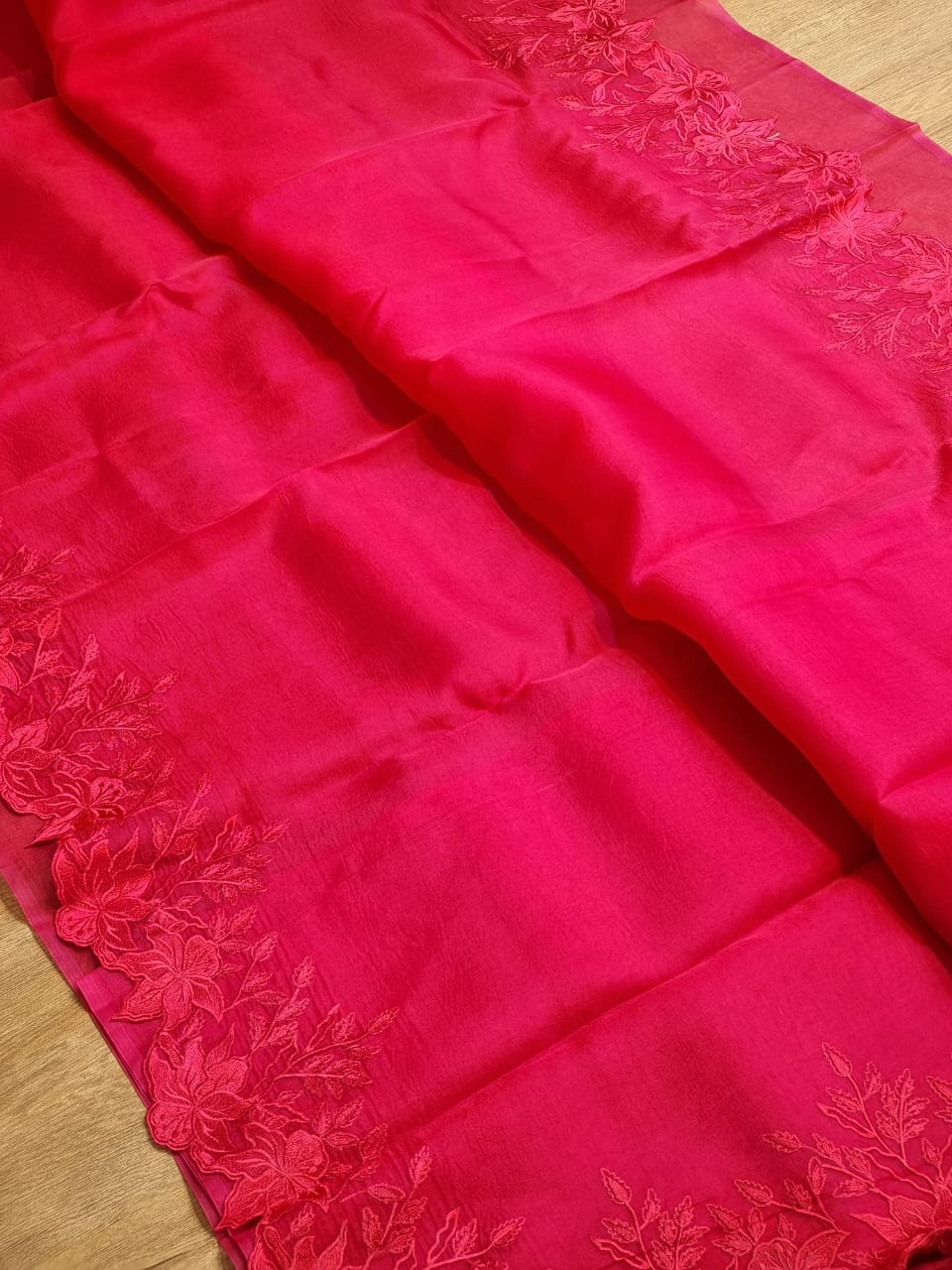 organza saree