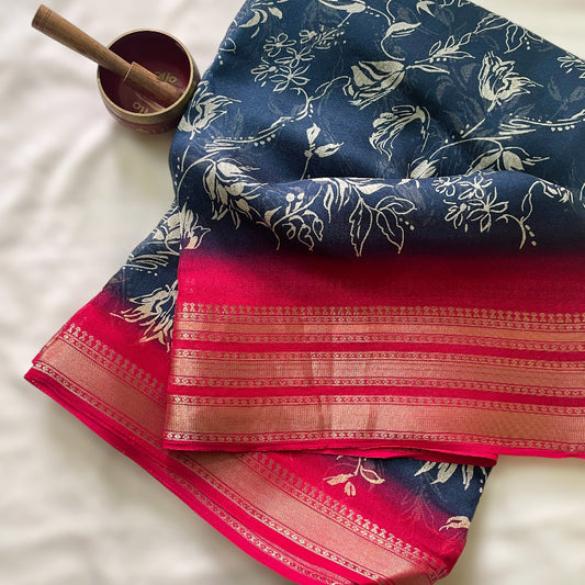 chiffon saree fabric, Georgette saree
